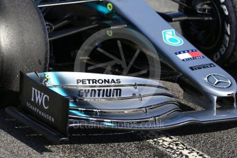 World © Octane Photographic Ltd. Formula 1 – Winter Testing - Test 1 - Day 1. Mercedes AMG Petronas Motorsport AMG F1 W10 EQ Power+ - Lewis Hamilton. Circuit de Barcelona-Catalunya. Monday 18th February 2019.