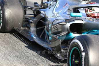 World © Octane Photographic Ltd. Formula 1 – Winter Testing - Test 1 - Day 1. Mercedes AMG Petronas Motorsport AMG F1 W10 EQ Power+ - Lewis Hamilton. Circuit de Barcelona-Catalunya. Monday 18th February 2019.