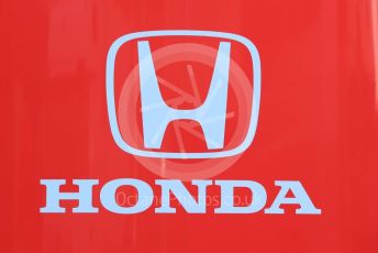 World © Octane Photographic Ltd. Formula 1 – Winter Testing - Test 1 - Day 1. Honda logo. Circuit de Barcelona-Catalunya. Monday 18th February 2019.