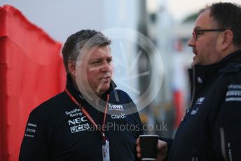 World © Octane Photographic Ltd. Formula 1 - Winter Testing - Test 1 - Day 1. Otmar Szafnauer - Team Principal of SportPesa Racing Point. Circuit de Barcelona-Catalunya. Monday 18th February 2019