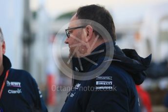 World © Octane Photographic Ltd. Formula 1 - Winter Testing - Test 1 - Day 1. Tom McCullough – Chief Race Engineer at SportPesa Racing Point. Circuit de Barcelona-Catalunya. Monday 18th February 2019