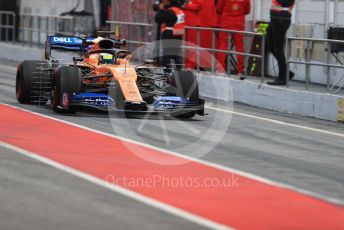 World © Octane Photographic Ltd. Formula 1 – Winter Testing - Test 1 - Day 2. McLaren MCL34 – Lando Norris. Circuit de Barcelona-Catalunya. Tuesday 19th February 2019.