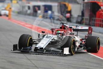 World © Octane Photographic Ltd. Formula 1 – Winter Testing - Test 1 - Day 2. Alfa RomeoRacing C38 – Antonio Giovinazzi. Circuit de Barcelona-Catalunya. Tuesday 19th February 2019.