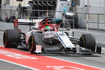 World © Octane Photographic Ltd. Formula 1 – Winter Testing - Test 1 - Day 2. Alfa Romeo Racing C38 – Antonio Giovinazzi. Circuit de Barcelona-Catalunya. Tuesday 19th February 2019.