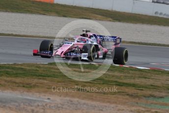 World © Octane Photographic Ltd. Formula 1 – Winter Testing - Test 1 - Day 2. SportPesa Racing Point RP19 – Lance Stroll. Circuit de Barcelona-Catalunya. Tuesday 19th February 2019.