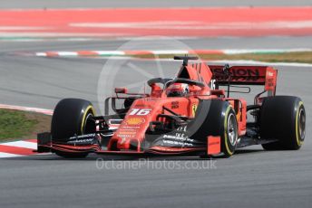 World © Octane Photographic Ltd. Formula 1 – Winter Testing - Test 1 - Day 2. Scuderia Ferrari SF90 – Charles Leclerc. Circuit de Barcelona-Catalunya. Tuesday 19th February 2019.