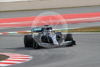 World © Octane Photographic Ltd. Formula 1 – Winter Testing - Test 1 - Day 2. Mercedes AMG Petronas Motorsport AMG F1 W10 EQ Power+ - Lewis Hamilton. Circuit de Barcelona-Catalunya. Tuesday 19th February 2019