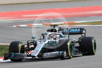 World © Octane Photographic Ltd. Formula 1 – Winter Testing - Test 1 - Day 2. Mercedes AMG Petronas Motorsport AMG F1 W10 EQ Power+ - Lewis Hamilton. Circuit de Barcelona-Catalunya. Tuesday 19th February 2019