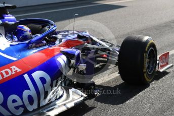 World © Octane Photographic Ltd. Formula 1 – Winter Testing - Test 1 - Day 2. Scuderia Toro Rosso STR14 – Alexander Albon. Circuit de Barcelona-Catalunya. Tuesday 19th February 2019.