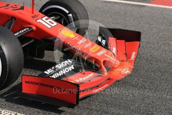 World © Octane Photographic Ltd. Formula 1 – Winter Testing - Test 1 - Day 2. Scuderia Ferrari SF90 – Charles Leclerc. Circuit de Barcelona-Catalunya. Tuesday 19th February 2019.