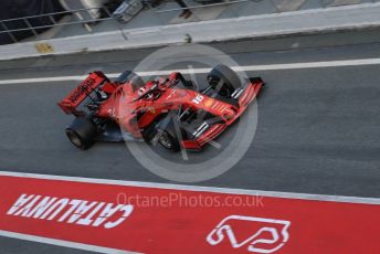 World © Octane Photographic Ltd. Formula 1 – Winter Testing - Test 1 - Day 2. Scuderia Ferrari SF90 – Charles Leclerc. Circuit de Barcelona-Catalunya. Tuesday 19th February 2019.