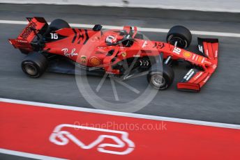 World © Octane Photographic Ltd. Formula 1 – Winter Testing - Test 1 - Day 2. Scuderia Ferrari SF90 – Charles Leclerc. Circuit de Barcelona-Catalunya. Tuesday 19th February 2019.