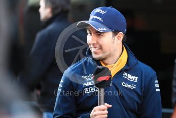 World © Octane Photographic Ltd. Formula 1 – Winter Testing - Test 1 - Day 2. SportPesa Racing Point RP19 - Sergio Perez. Circuit de Barcelona-Catalunya. Tuesday 19th February 2019.