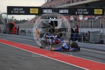 World © Octane Photographic Ltd. Formula 1 – Winter Testing - Test 1 - Day 2. Scuderia Toro Rosso STR14 – Alexander Albon. Circuit de Barcelona-Catalunya. Tuesday 19th February 2019.
