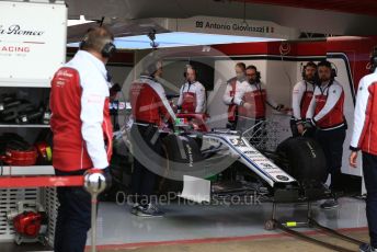 World © Octane Photographic Ltd. Formula 1 – Winter Testing - Test 1 - Day 2. Alfa Romeo Racing C38 – Antonio Giovinazzi. Circuit de Barcelona-Catalunya. Tuesday 19th February 2019.