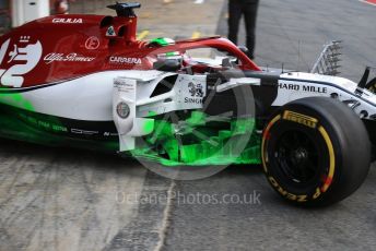 World © Octane Photographic Ltd. Formula 1 – Winter Testing - Test 1 - Day 2. Alfa Romeo Racing C38 – Antonio Giovinazzi. Circuit de Barcelona-Catalunya. Tuesday 19th February 2019.