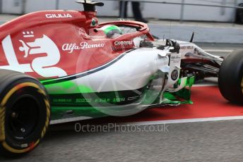 World © Octane Photographic Ltd. Formula 1 – Winter Testing - Test 1 - Day 2. Alfa Romeo Racing C38 – Antonio Giovinazzi. Circuit de Barcelona-Catalunya. Tuesday 19th February 2019.