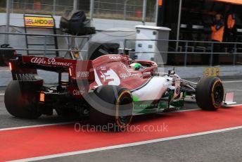 World © Octane Photographic Ltd. Formula 1 – Winter Testing - Test 1 - Day 2. Alfa Romeo Racing C38 – Antonio Giovinazzi. Circuit de Barcelona-Catalunya. Tuesday 19th February 2019.