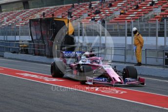 World © Octane Photographic Ltd. Formula 1 – Winter Testing - Test 1 - Day 2. SportPesa Racing Point RP19 – Lance Stroll. Circuit de Barcelona-Catalunya. Tuesday 19th February 2019.