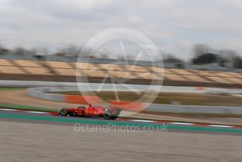 World © Octane Photographic Ltd. Formula 1 – Winter Testing - Test 1 - Day 2. Scuderia Ferrari SF90 – Charles Leclerc. Circuit de Barcelona-Catalunya. Tuesday 19th February 2019.