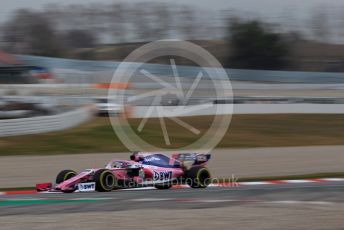 World © Octane Photographic Ltd. Formula 1 – Winter Testing - Test 1 - Day 2. SportPesa Racing Point RP19 – Lance Stroll. Circuit de Barcelona-Catalunya. Tuesday 19th February 2019.