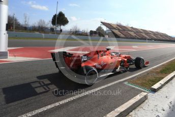 World © Octane Photographic Ltd. Formula 1 – Winter Testing - Test 1 - Day 2. Scuderia Ferrari SF90 – Charles Leclerc. Circuit de Barcelona-Catalunya. Tuesday 19th February 2019.