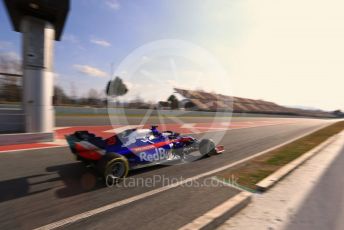 World © Octane Photographic Ltd. Formula 1 – Winter Testing - Test 1 - Day 2. Scuderia Toro Rosso STR14 – Alexander Albon. Circuit de Barcelona-Catalunya. Tuesday 19th February 2019.