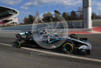 World © Octane Photographic Ltd. Formula 1 – Winter Testing - Test 1 - Day 2. Mercedes AMG Petronas Motorsport AMG F1 W10 EQ Power+ - Valtteri Bottas. Circuit de Barcelona-Catalunya. Tuesday 19th February 2019