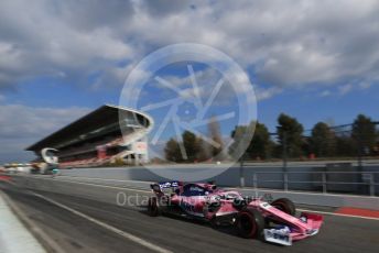 World © Octane Photographic Ltd. Formula 1 – Winter Testing - Test 1 - Day 2. SportPesa Racing Point RP19 – Lance Stroll. Circuit de Barcelona-Catalunya. Tuesday 19th February 2019.