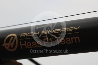 World © Octane Photographic Ltd. Formula 1 – Winter Testing - Test 1 - Day 3. Rich Energy Haas F1 Team logo. Circuit de Barcelona-Catalunya. Wednesday 20th February 2019.