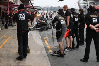 World © Octane Photographic Ltd. Formula 1 – Winter Testing - Test 1 - Day 3. Rich Energy Haas F1 Team VF19 – Pietro Fittipaldi. Circuit de Barcelona-Catalunya. Wednesday 20th February 2019.