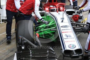 World © Octane Photographic Ltd. Formula 1 – Winter Testing - Test 1 - Day 3. Alfa Romeo Racing C38 – Kimi Raikkonen. Circuit de Barcelona-Catalunya. Wednesday 20th February 2019.