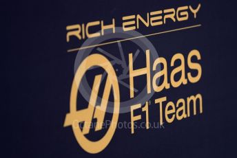 World © Octane Photographic Ltd. Formula 1 – Winter Testing - Test 1 - Day 3. Rich Energy Haas F1 Team logo. Circuit de Barcelona-Catalunya. Wednesday 20th February 2019.