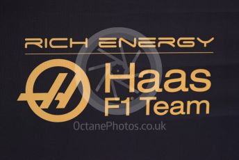 World © Octane Photographic Ltd. Formula 1 – Winter Testing - Test 1 - Day 3. Rich Energy Haas F1 Team logo. Circuit de Barcelona-Catalunya. Wednesday 20th February 2019.