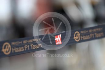 World © Octane Photographic Ltd. Formula 1 – Winter Testing - Test 1 - Day 3. Rich Energy Haas F1 Team logo. Circuit de Barcelona-Catalunya. Wednesday 20th February 2019.