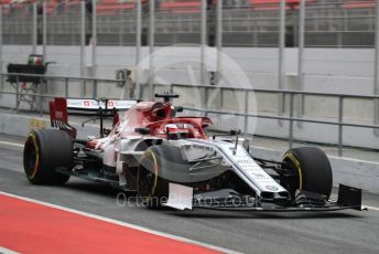 World © Octane Photographic Ltd. Formula 1 – Winter Testing - Test 1 - Day 3. Alfa Romeo Racing C38 – Kimi Raikkonen. Circuit de Barcelona-Catalunya. Wednesday 20th February 2019.