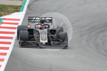 World © Octane Photographic Ltd. Formula 1 – Winter Testing - Test 1 - Day 3. Rich Energy Haas F1 Team VF19 – Pietro Fittipaldi. Circuit de Barcelona-Catalunya. Wednesday 20th February 2019.