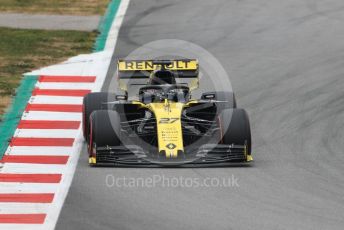 World © Octane Photographic Ltd. Formula 1 – Winter Testing - Test 1 - Day 3. Renault Sport F1 Team RS19 – Nico Hulkenberg. Circuit de Barcelona-Catalunya. Wednesday 20th February 2019.
