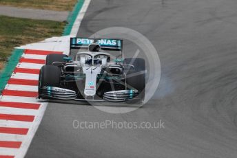 World © Octane Photographic Ltd. Formula 1 – Winter Testing - Test 1 - Day 3. Mercedes AMG Petronas Motorsport AMG F1 W10 EQ Power+ - Valtteri Bottas. Circuit de Barcelona-Catalunya. Wednesday 20th February 2019.