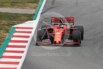 World © Octane Photographic Ltd. Formula 1 – Winter Testing - Test 1 - Day 3. Scuderia Ferrari SF90 – Sebastian Vettel. Circuit de Barcelona-Catalunya. Wednesday 20th February 2019.