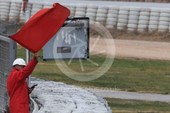 World © Octane Photographic Ltd. Formula 1 – Winter Testing - Test 1 - Day 3. Red flag. Circuit de Barcelona-Catalunya. Wednesday 20th February 2019.