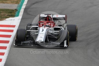 World © Octane Photographic Ltd. Formula 1 – Winter Testing - Test 1 - Day 3. Alfa Romeo Racing C38 – Kimi Raikkonen. Circuit de Barcelona-Catalunya. Wednesday 20th February 2019.