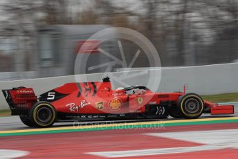 World © Octane Photographic Ltd. Formula 1 – Winter Testing - Test 1 - Day 3. Scuderia Ferrari SF90 – Sebastian Vettel. Circuit de Barcelona-Catalunya. Wednesday 20th February 2019.