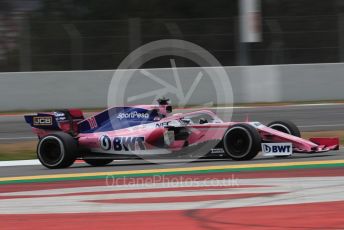 World © Octane Photographic Ltd. Formula 1 – Winter Testing - Test 1 - Day 3. SportPesa Racing Point RP19 - Sergio Perez. Circuit de Barcelona-Catalunya. Wednesday 20th February 2019.