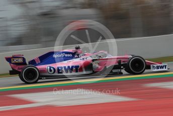 World © Octane Photographic Ltd. Formula 1 – Winter Testing - Test 1 - Day 3. SportPesa Racing Point RP19 - Sergio Perez. Circuit de Barcelona-Catalunya. Wednesday 20th February 2019.
