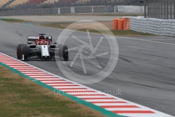 World © Octane Photographic Ltd. Formula 1 – Winter Testing - Test 1 - Day 3. Alfa Romeo Racing C38 – Kimi Raikkonen. Circuit de Barcelona-Catalunya. Wednesday 20th February 2019.