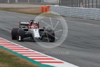 World © Octane Photographic Ltd. Formula 1 – Winter Testing - Test 1 - Day 3. Alfa Romeo Racing C38 – Kimi Raikkonen. Circuit de Barcelona-Catalunya. Wednesday 20th February 2019.