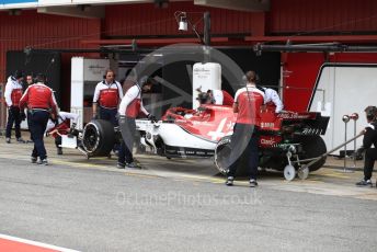 World © Octane Photographic Ltd. Formula 1 – Winter Testing - Test 1 - Day 3. Alfa Romeo Racing C38 – Kimi Raikkonen. Circuit de Barcelona-Catalunya. Wednesday 20th February 2019.