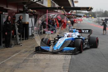 World © Octane Photographic Ltd. Formula 1 – Winter Testing - Test 1 - Day 3. ROKiT Williams Racing – George Russell. Circuit de Barcelona-Catalunya. Wednesday 20th February 2019.