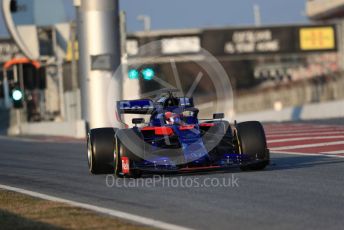 World © Octane Photographic Ltd. Formula 1 – Winter Testing - Test 1 - Day 3. Scuderia Toro Rosso STR14 – Daniil Kvyat. Circuit de Barcelona-Catalunya. Wednesday 20th February 2019.